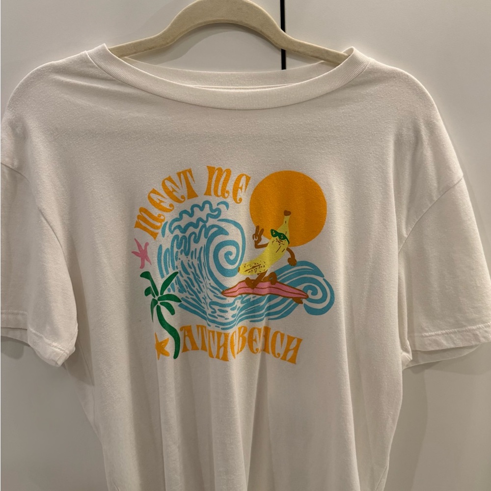 Grey Bandit X Ana Stowell (meet me at the beach) T shirt Never worn